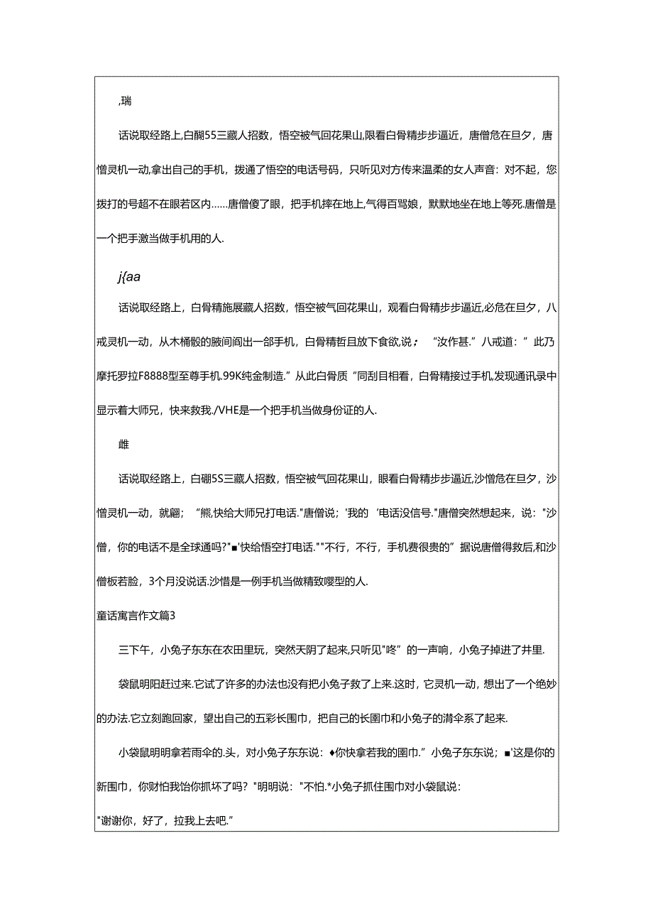 2024年童话寓言作文汇总十篇.docx_第2页