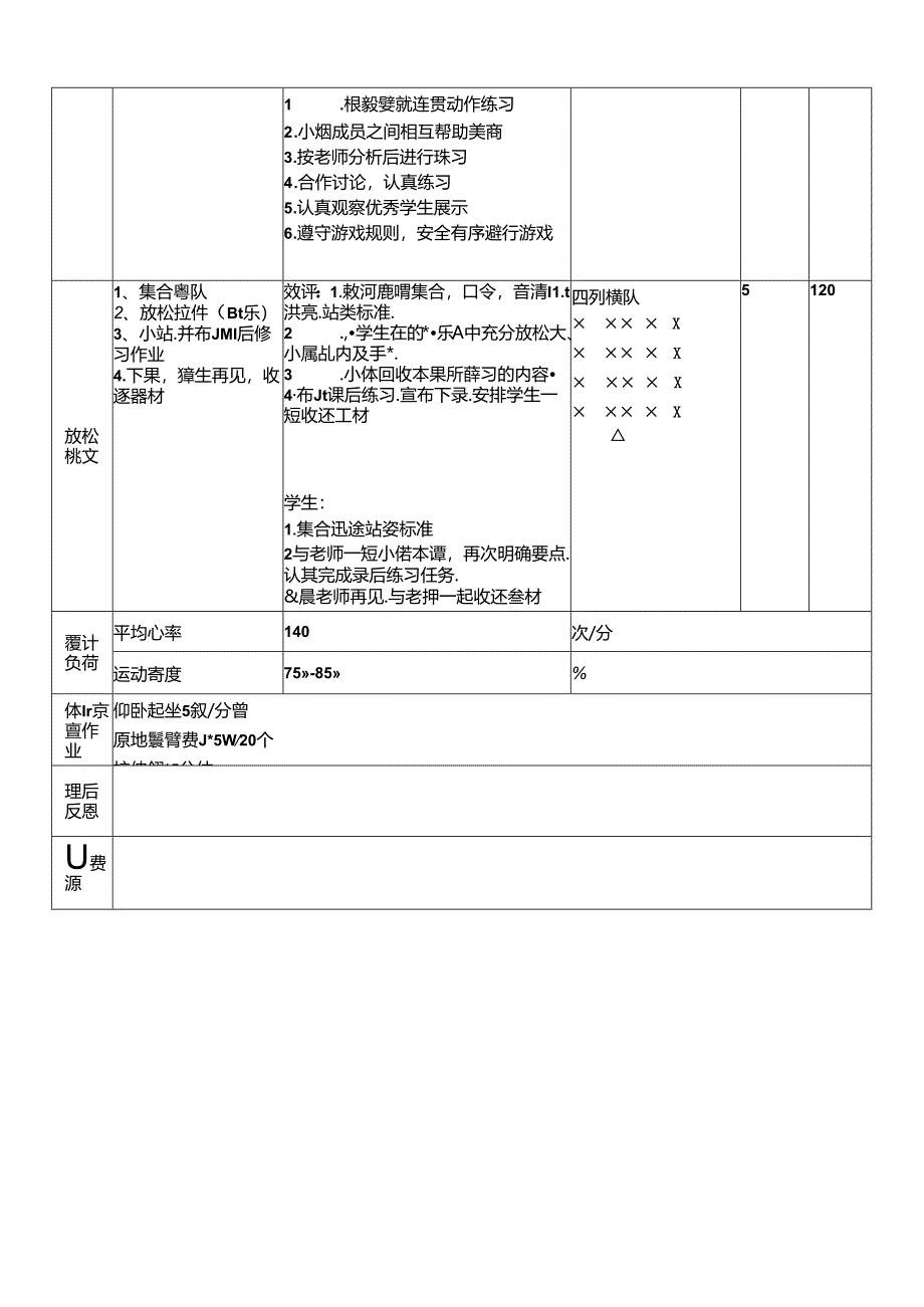 体育6年级 5田径—跨越式跳高、连贯动作分析总结 大单元课时教案.docx_第3页