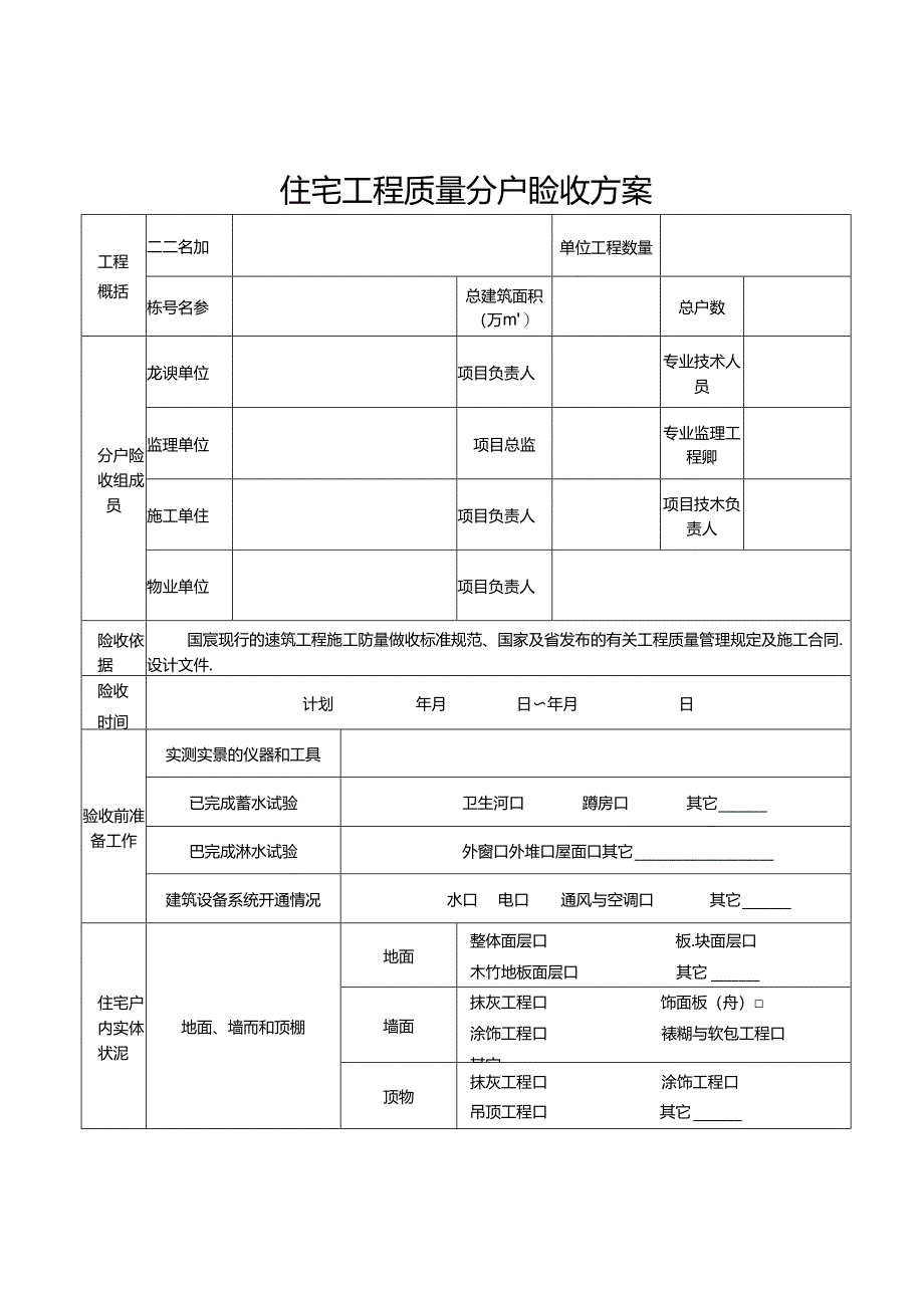 住宅工程质量分户验收方案.docx_第3页