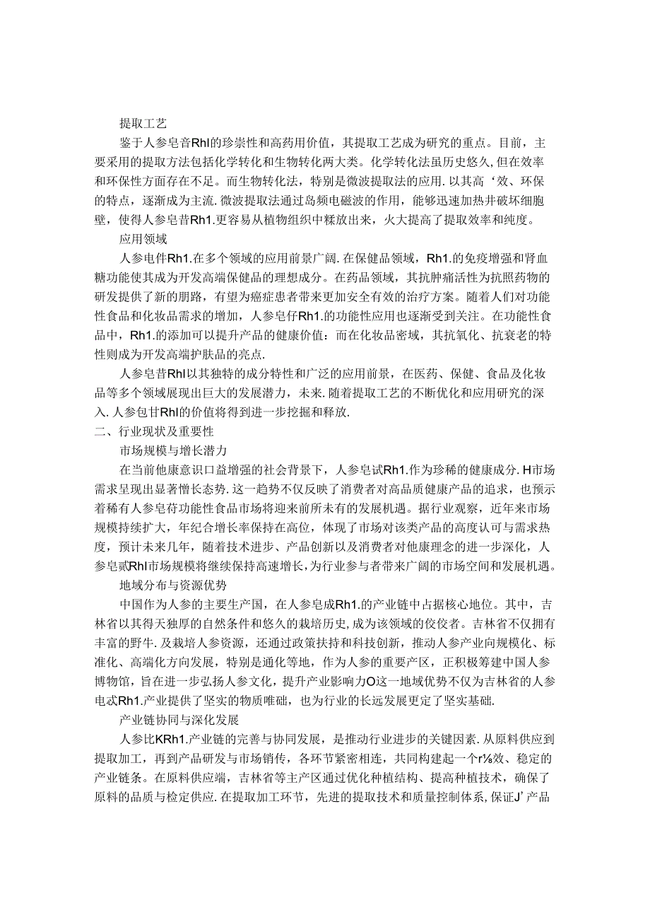 2024-2030年中国人参皂甙Rh1行业最新度研究报告.docx_第2页