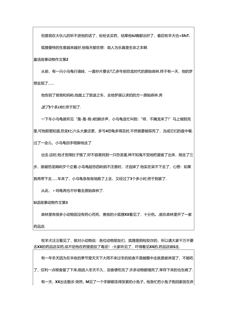 2024年童话故事动物作文十篇.docx_第2页