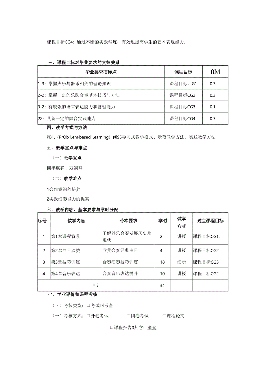 0823S01072-合奏作品分析与排练1（钢琴）-2023版人才培养方案课程教学大纲.docx_第2页