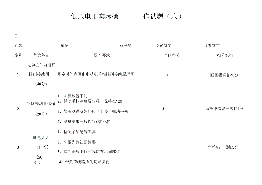 低压电工实际操作复习资料.docx_第1页