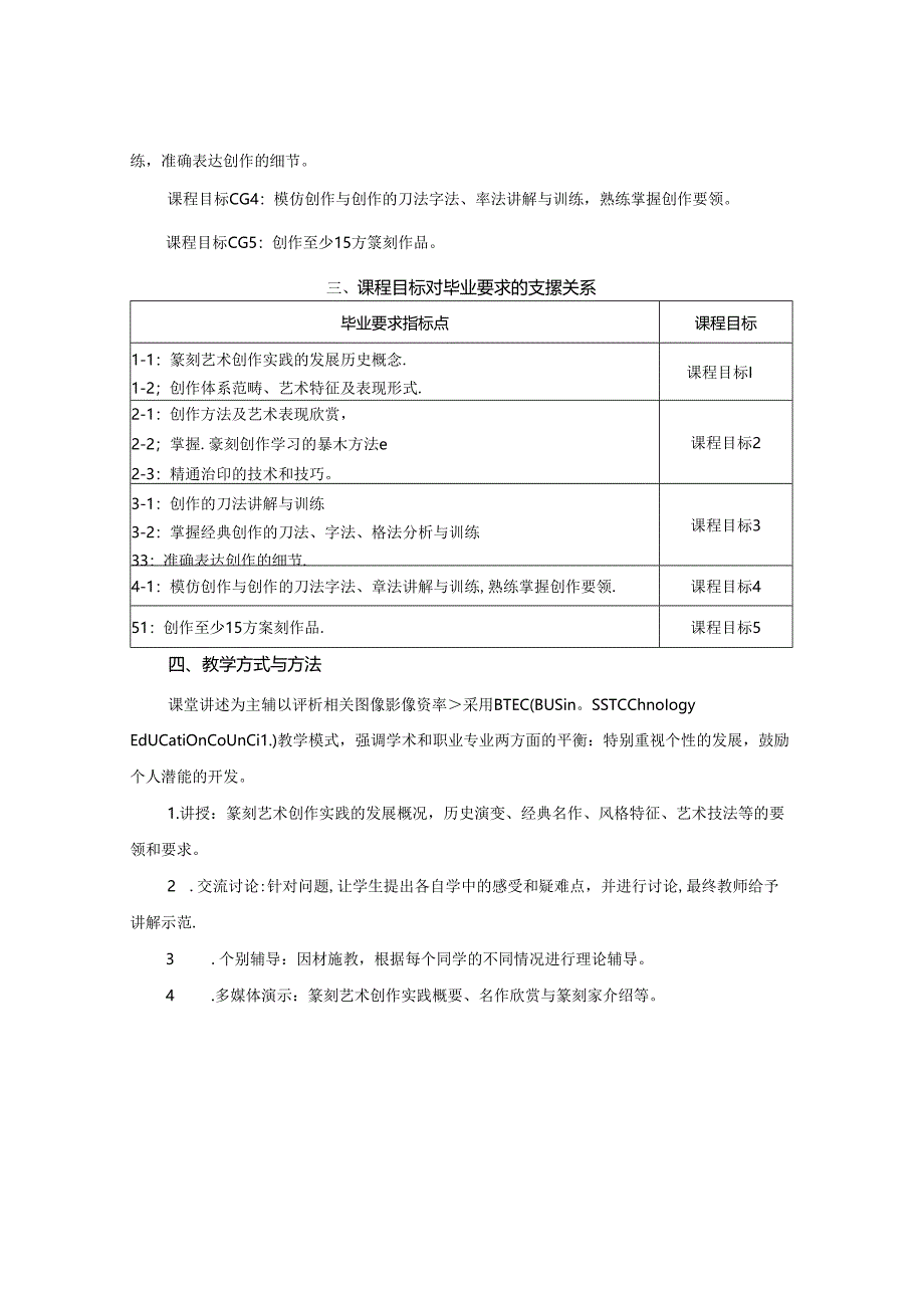 0823S13044-篆刻创作(实践)-2023版人才培养方案课程教学大纲.docx_第2页