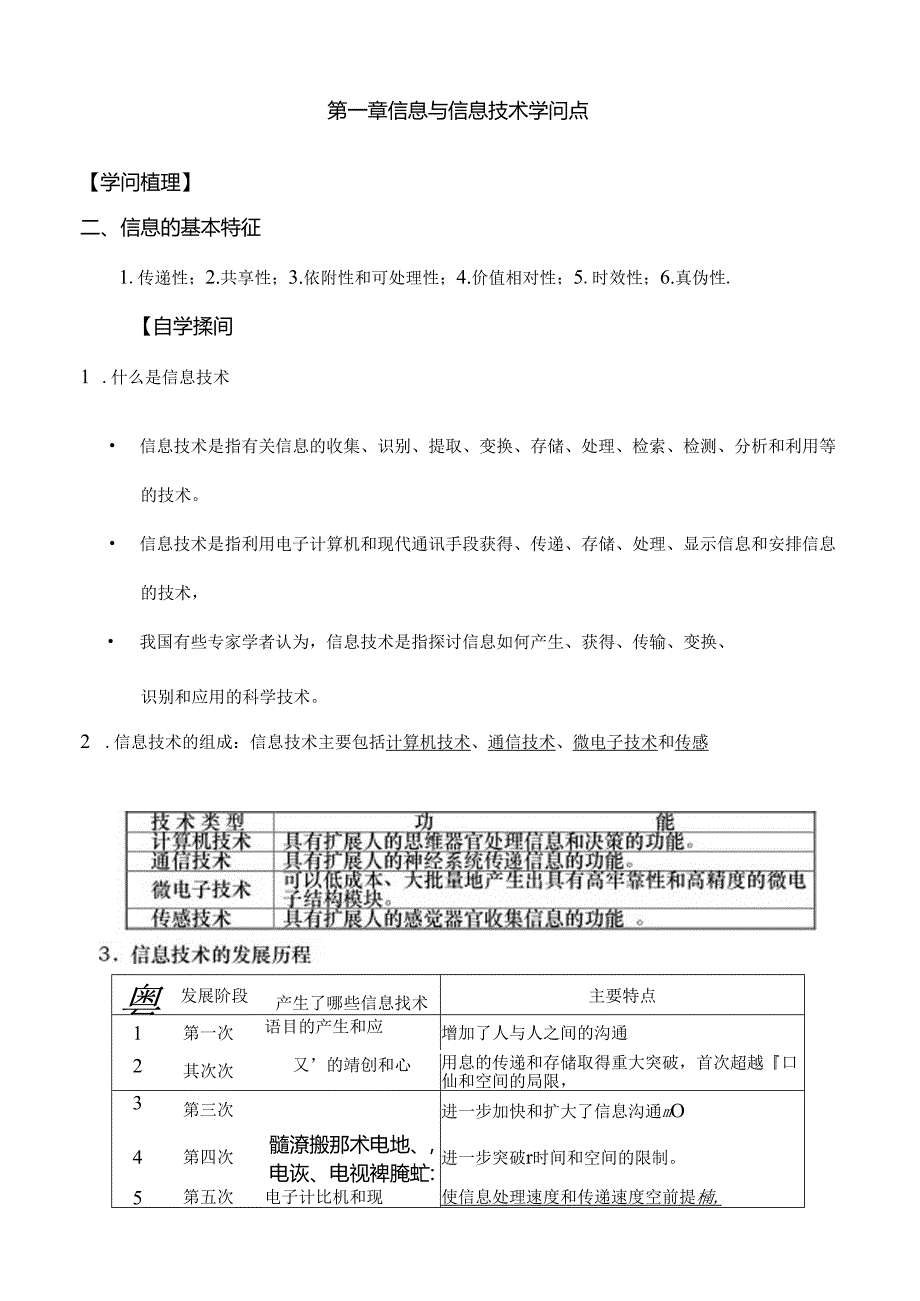 信息技术基础知识点汇总.docx_第1页