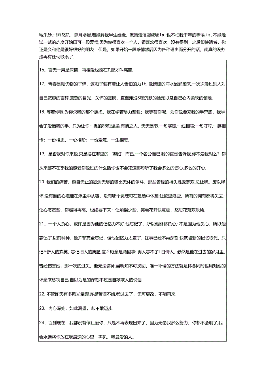 2024年精选伤感个性句子集锦86句.docx_第2页