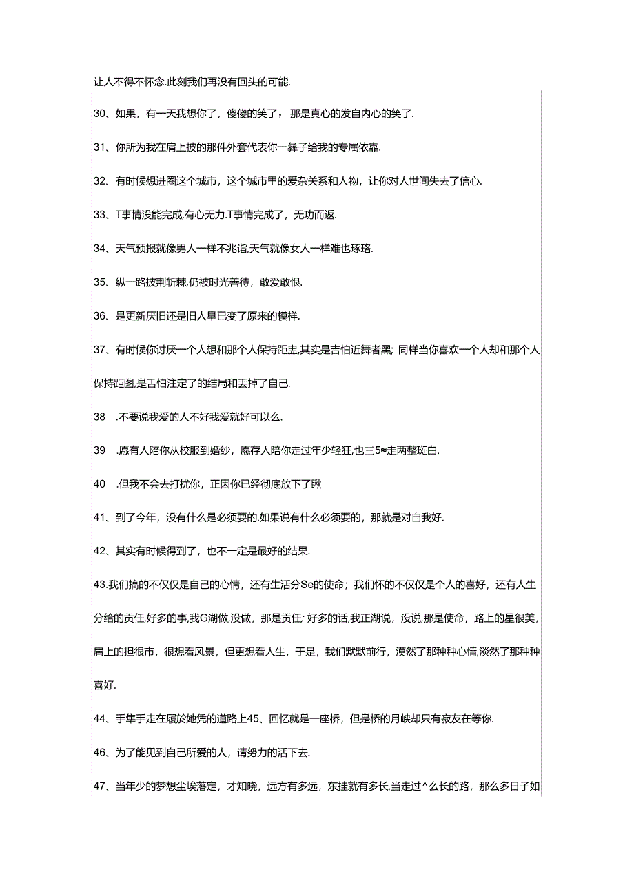 2024年精选伤感个性句子摘录88句.docx_第3页