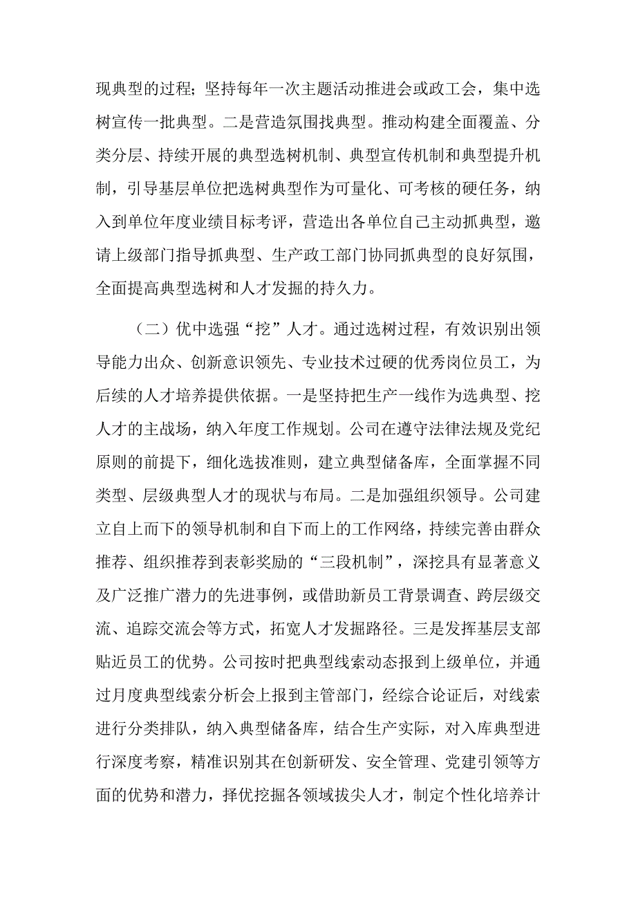 2024年上半年干部人才队伍建设工作总结（国有企业）.docx_第2页