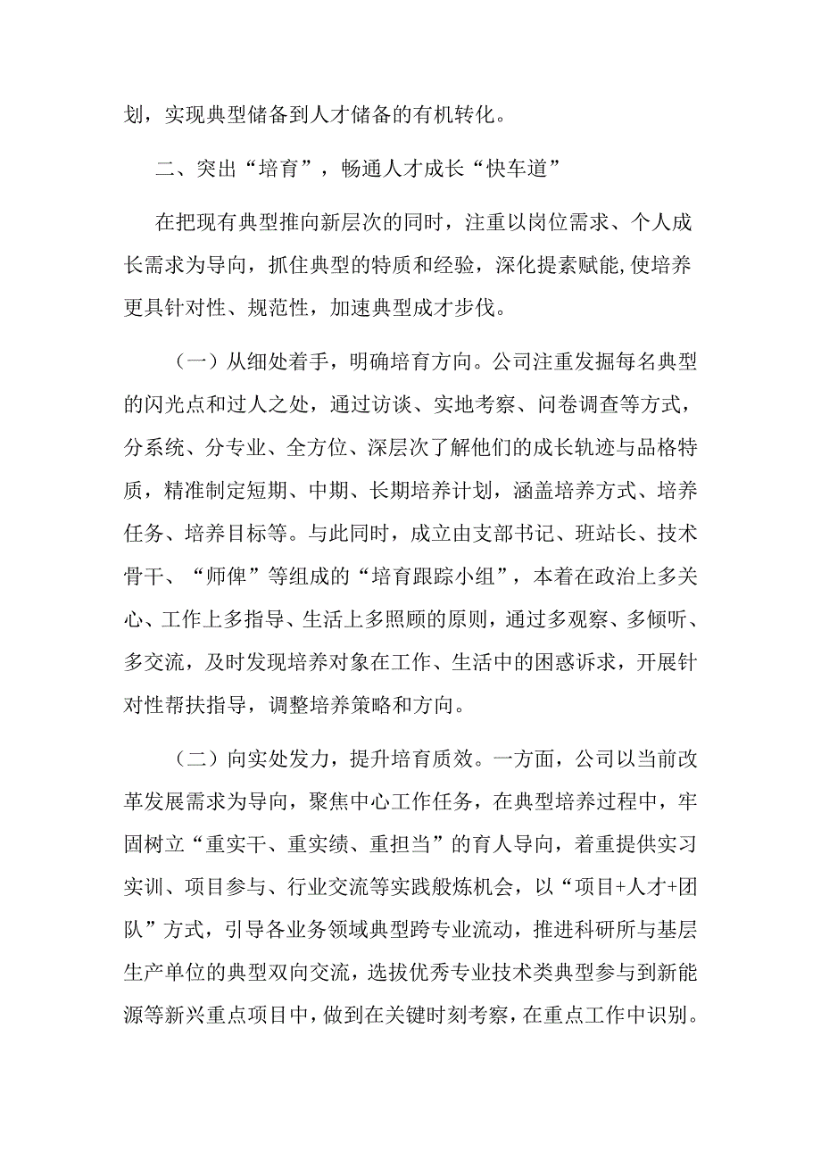 2024年上半年干部人才队伍建设工作总结（国有企业）.docx_第3页