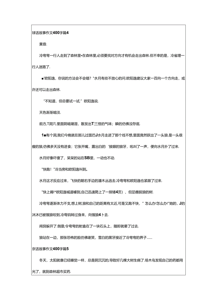 2024年童话故事作文400字（精选71篇）.docx_第3页