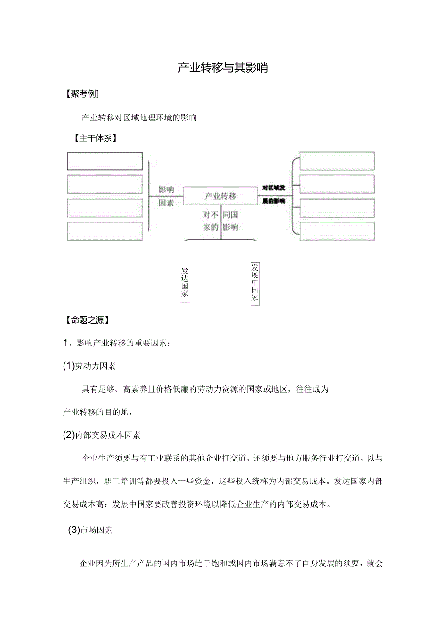 产业转移及其影响.docx_第1页