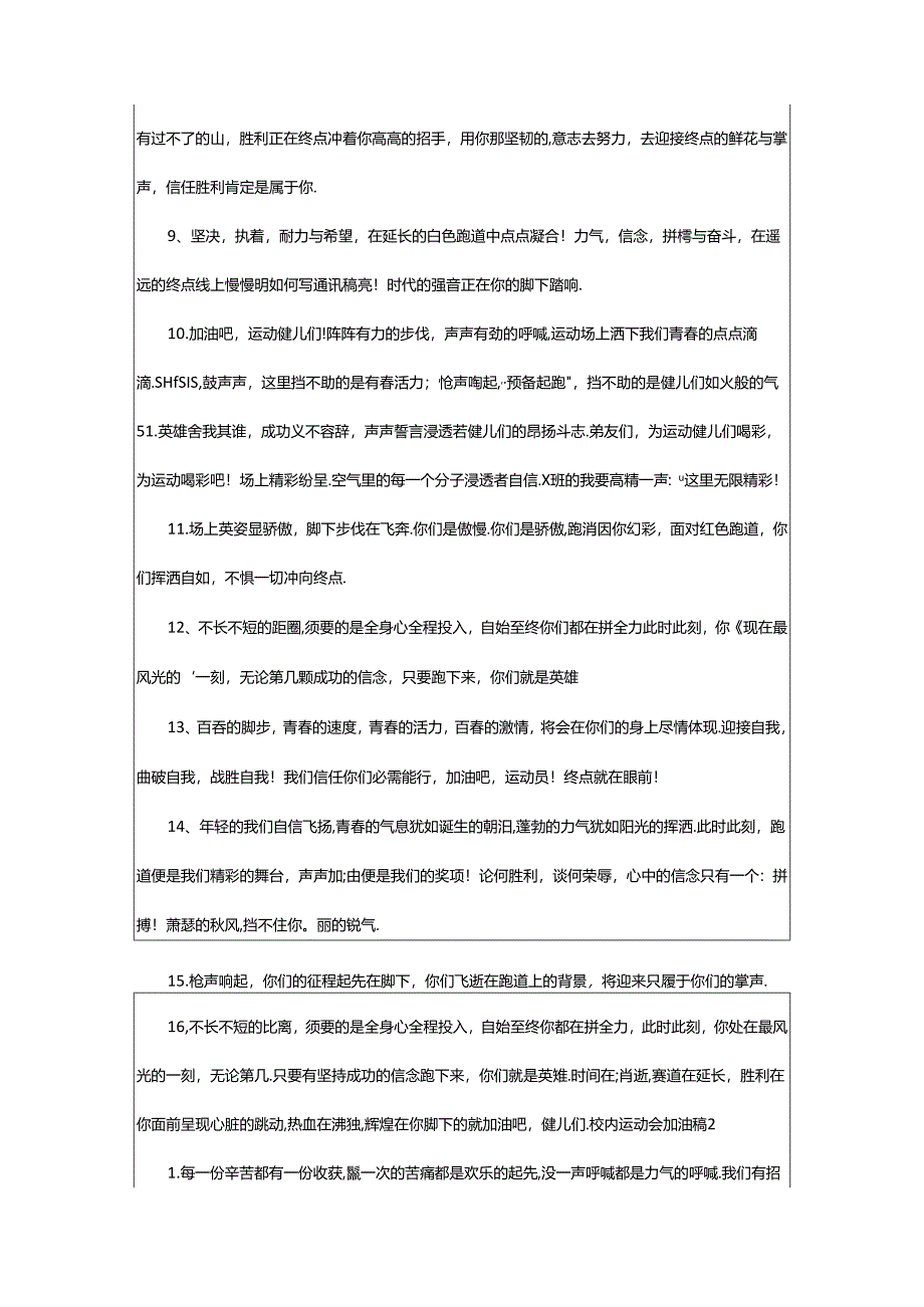 2024年校园运动会加油稿.docx_第2页