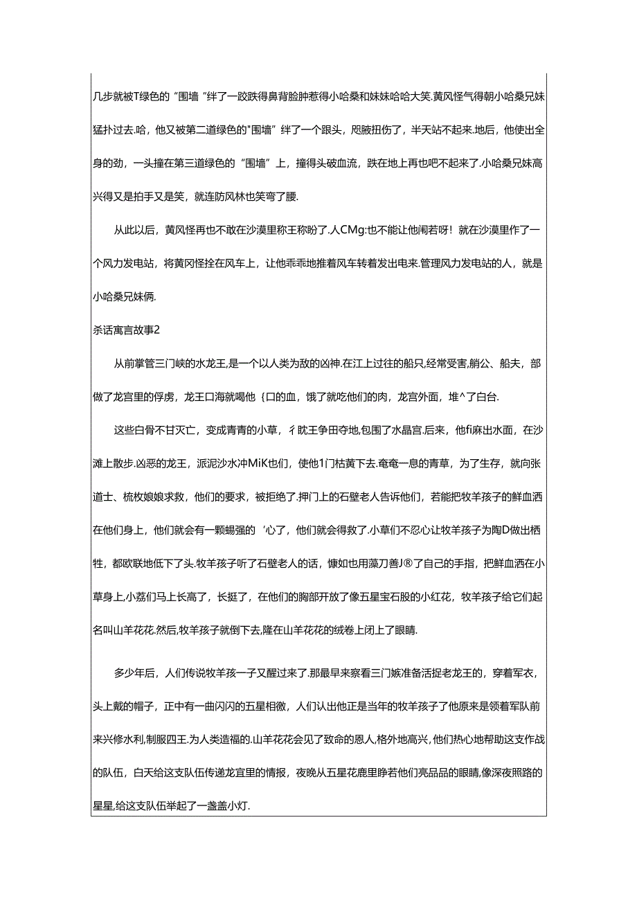 2024年童话寓言故事(精选篇).docx_第2页