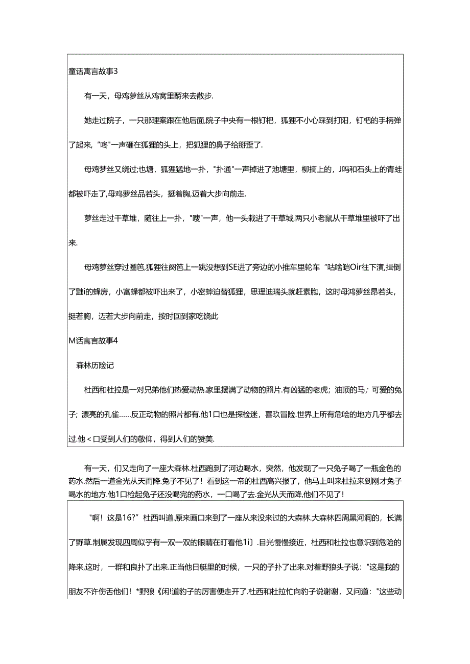 2024年童话寓言故事(精选篇).docx_第3页