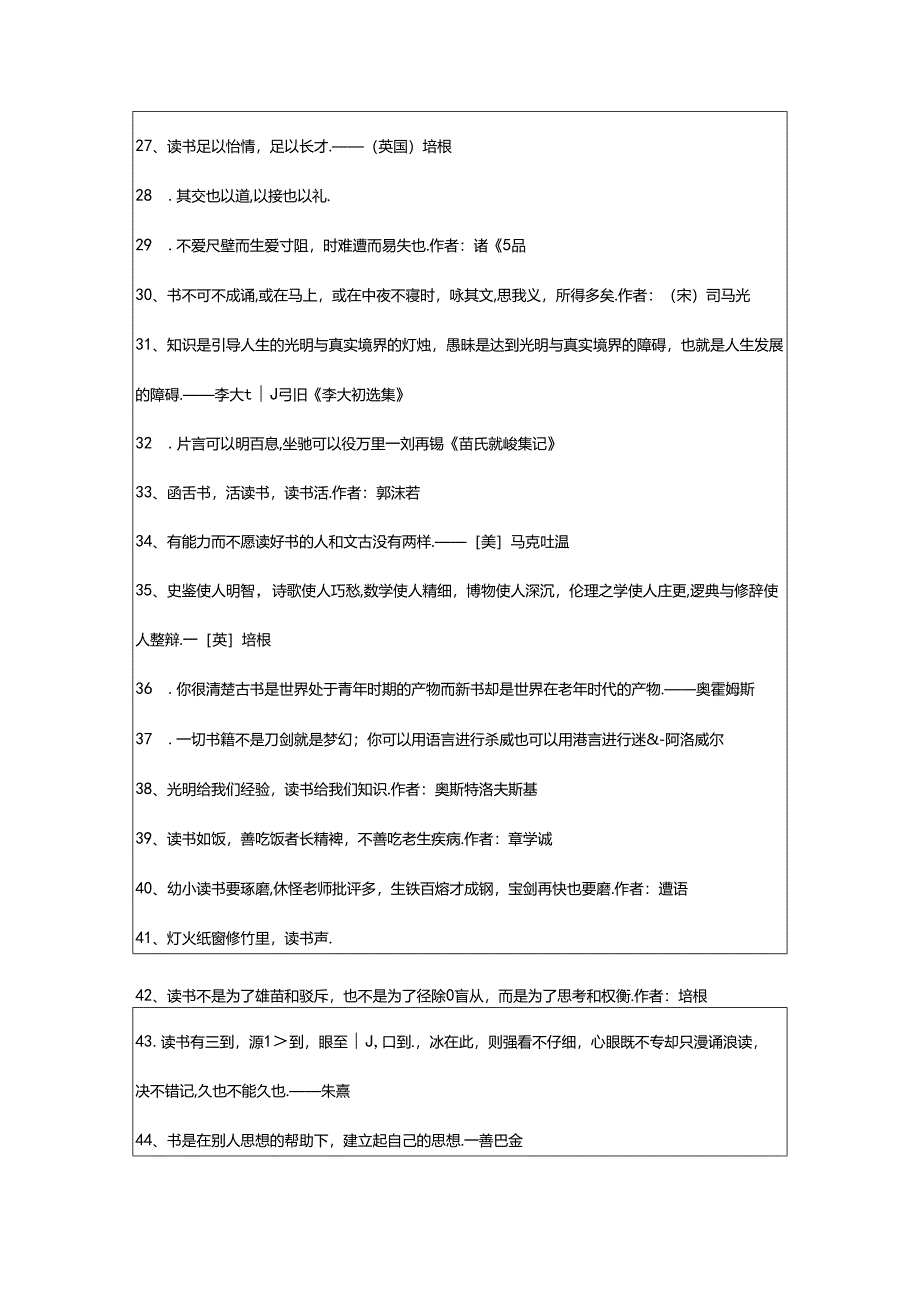 2024年年通用读书的名言警句汇总78句.docx_第3页