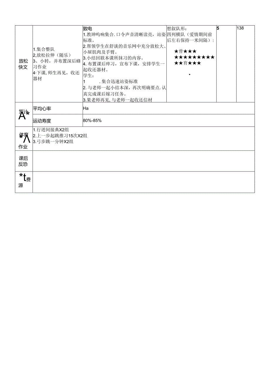 体育6年级 10田径—跨越式跳高-巩固与提升 大单元课时教案.docx_第3页