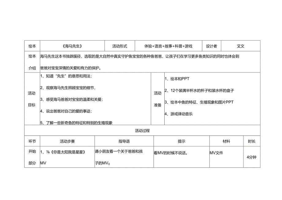 《海马先生》故事会教案.docx_第1页