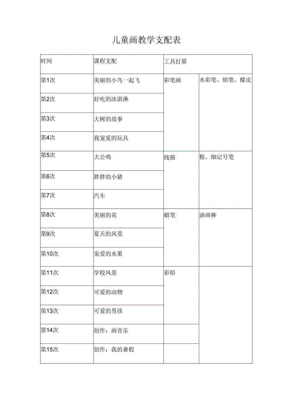 优秀儿童画教案.docx_第1页