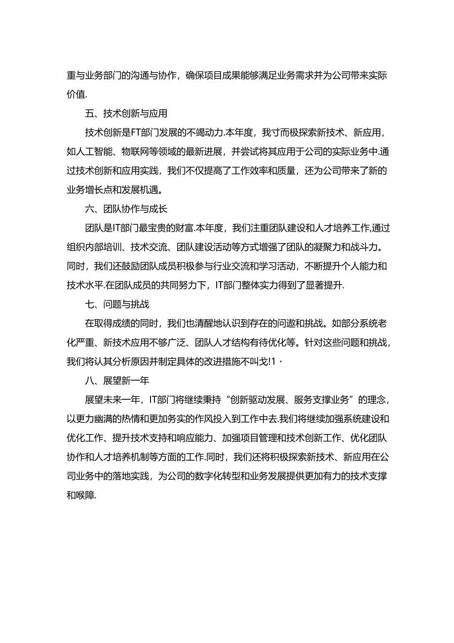 企业公司IT部年终工作总结.docx_第2页