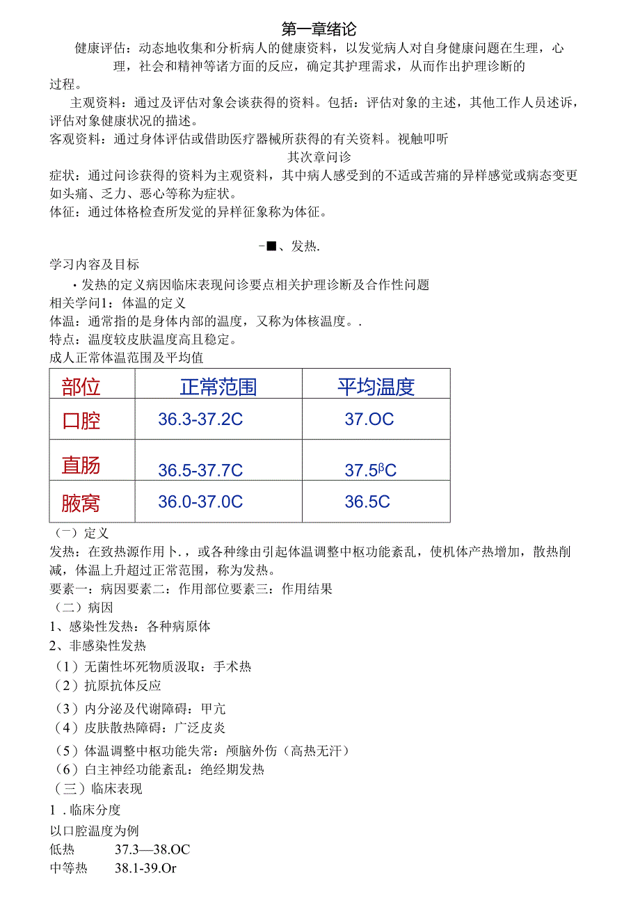 健康评估知识点总结.docx_第1页