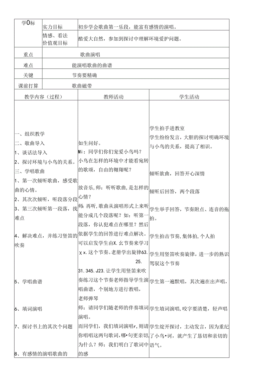 人教版小学四年级下第一二单元教案.docx_第3页