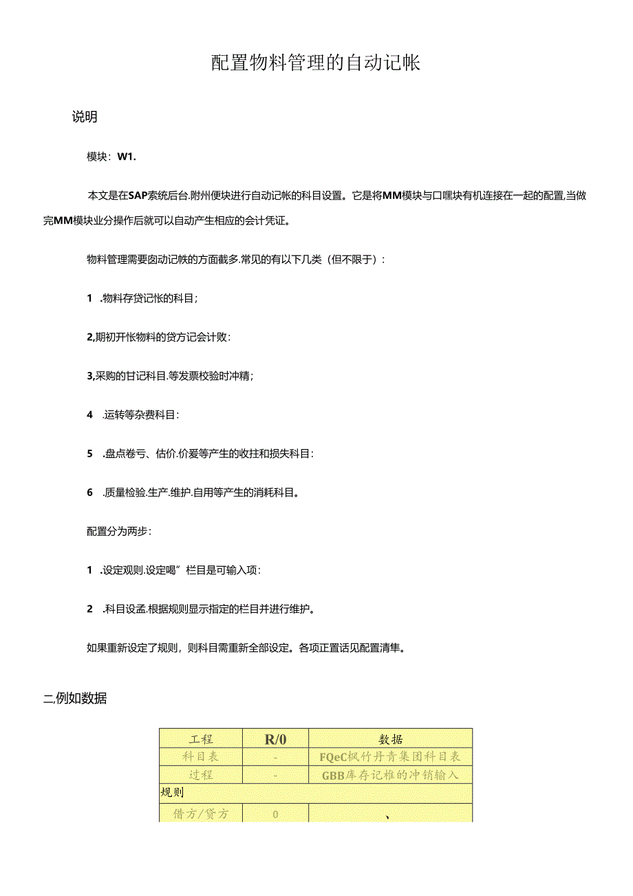 SAP-配置物料管理的自动记账XXXX0817.docx_第1页