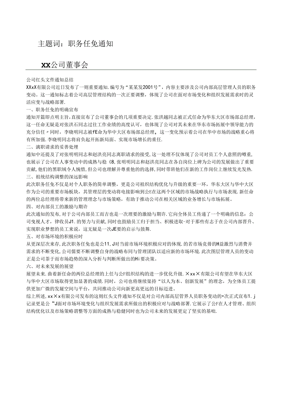 公司红头文件通知模板.docx_第2页