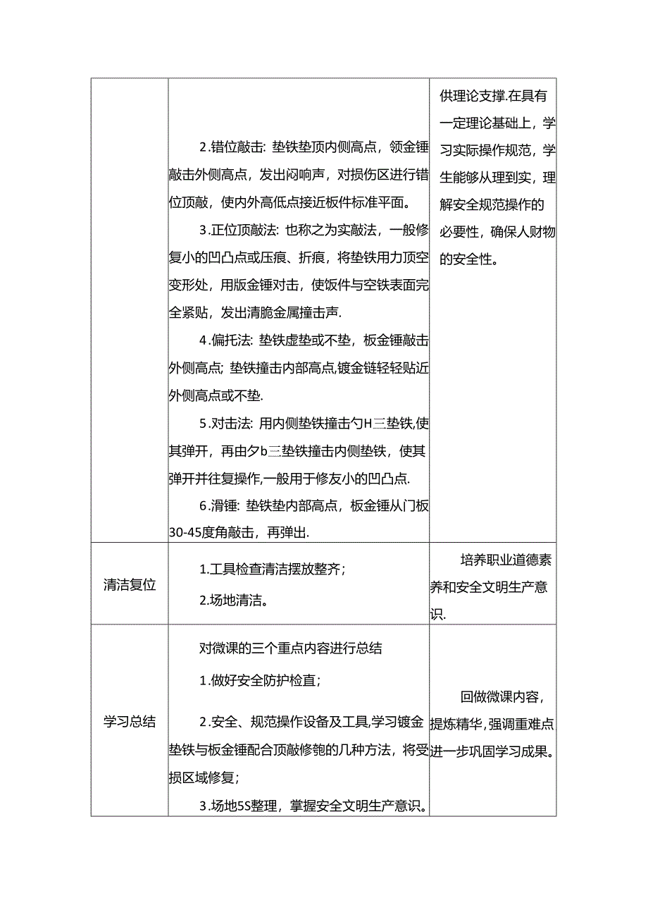 任务23：车身钢制外板——手工具修复.docx_第3页