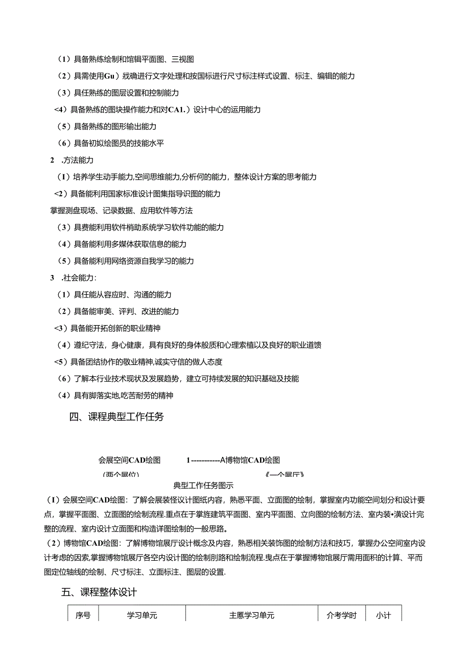 《计算机辅助设计AutoCAD》课程标准.docx_第2页