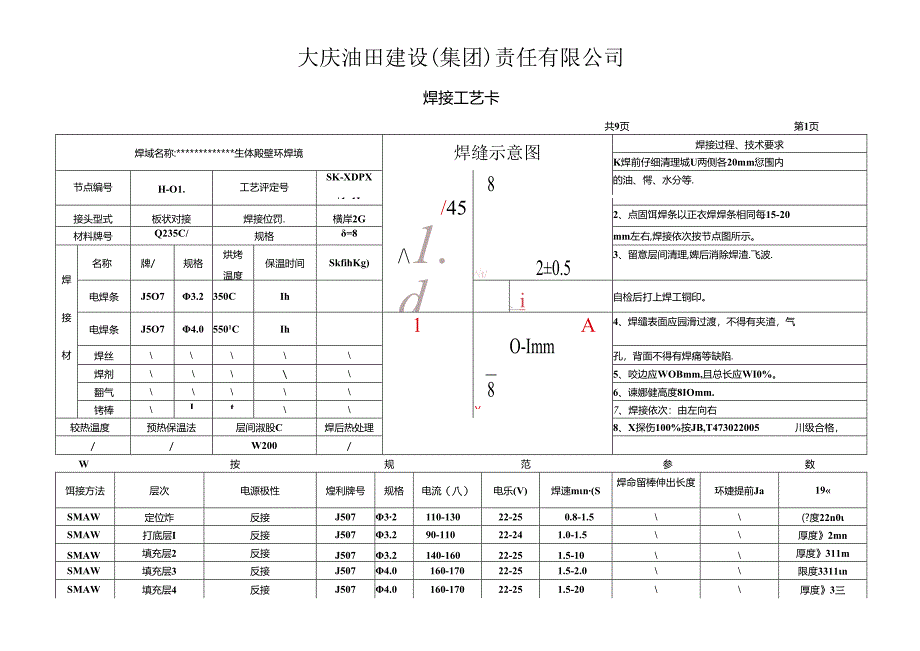 储罐焊接工艺卡...docx_第1页