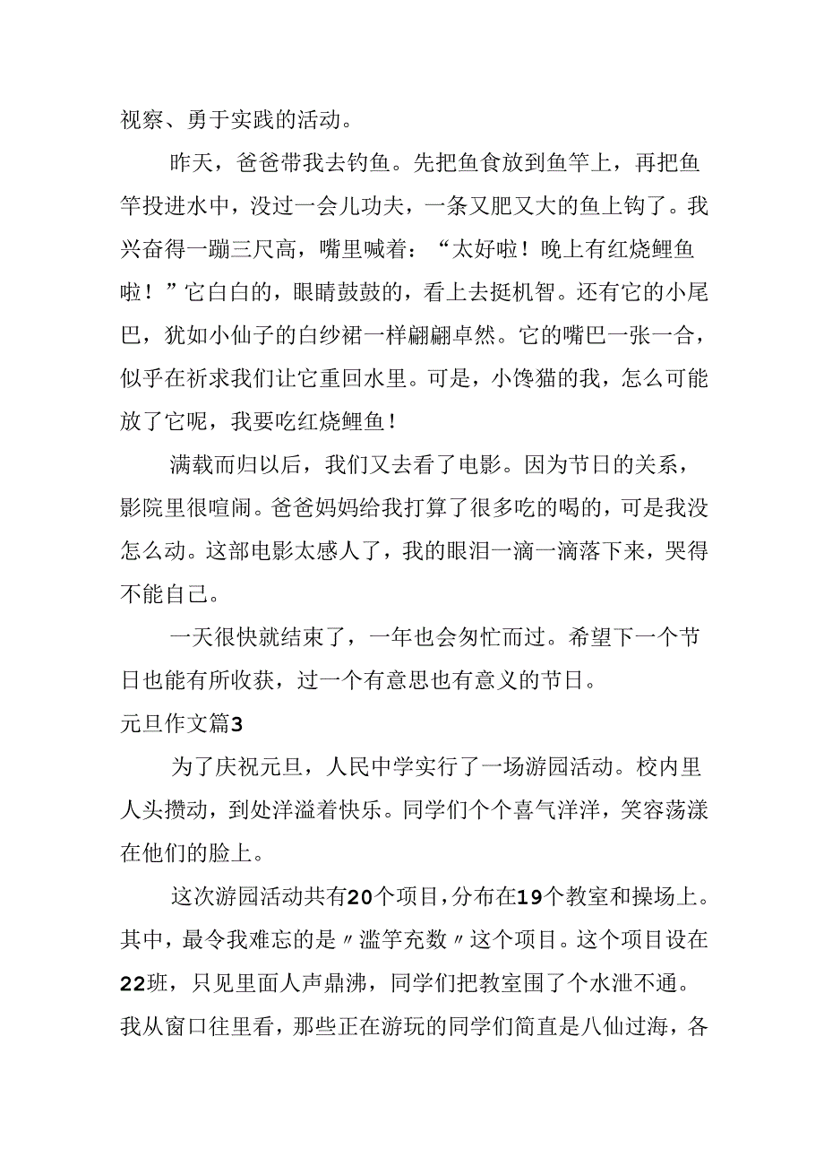 元旦作文汇总4篇.docx_第3页