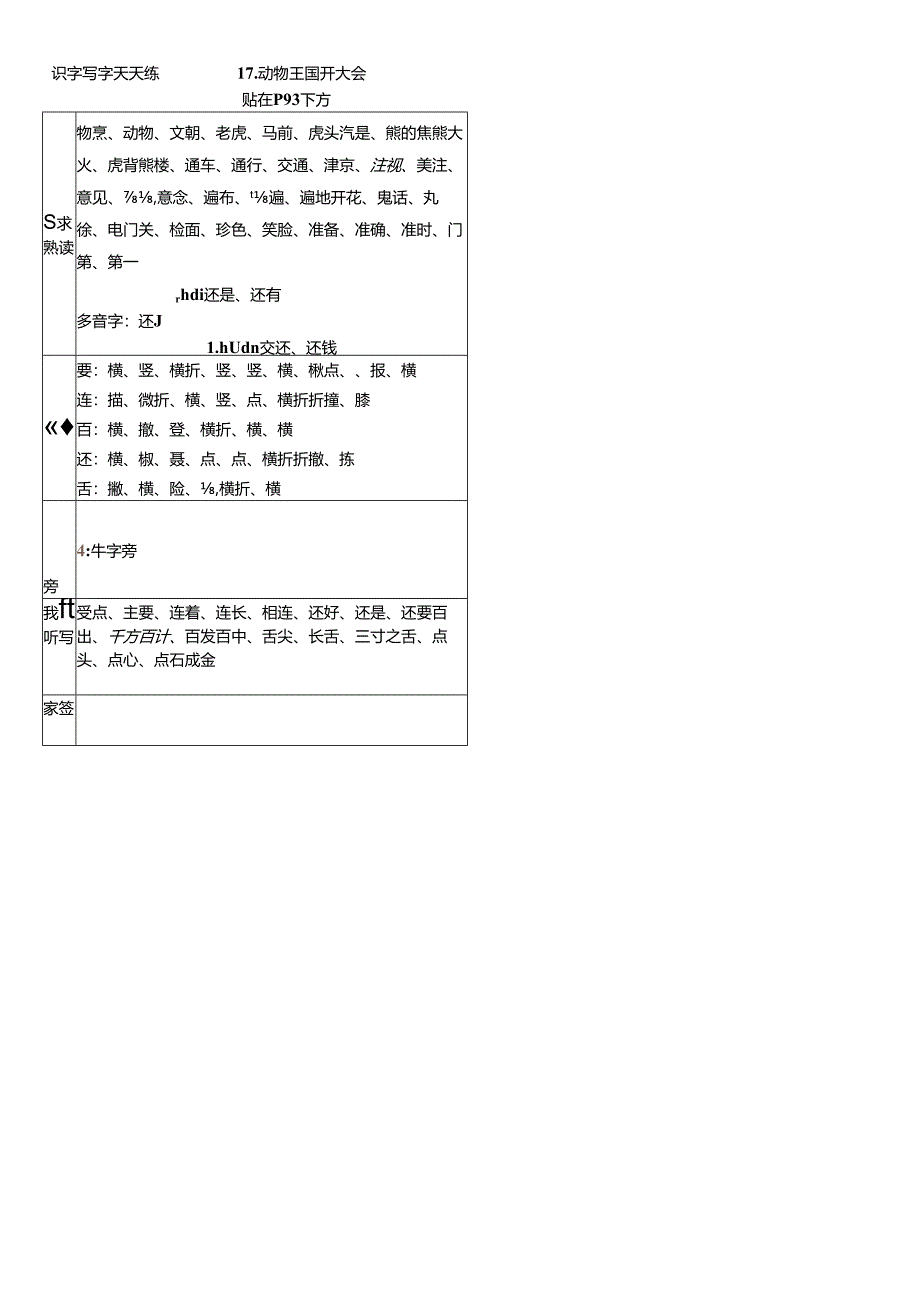 《动物王国开大会》词语贴_345.docx_第1页