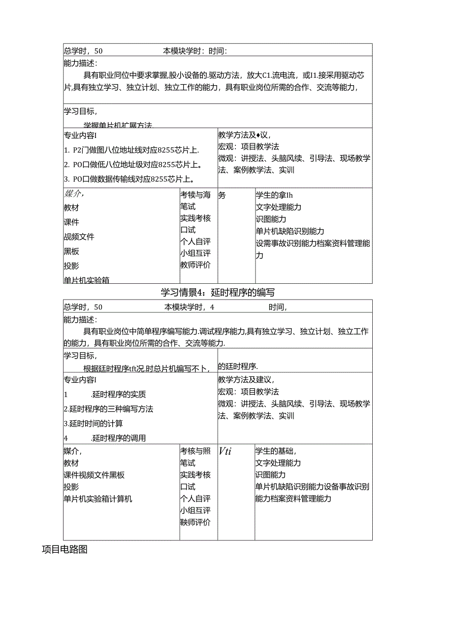 《物联网通信技术》教案——项目十四 8255并行口扩展实例.docx_第3页