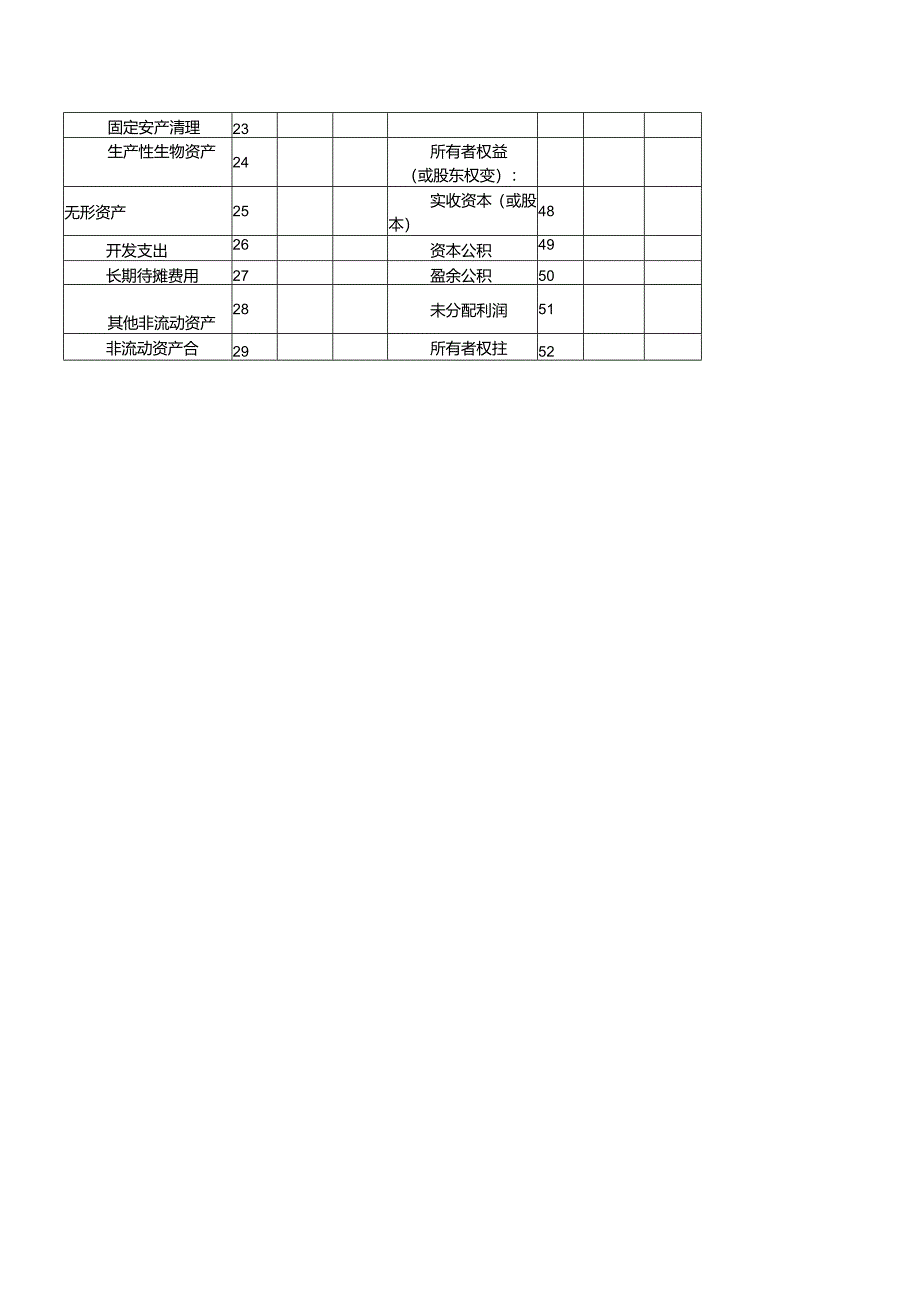 XXXX版财务会计报表表样.docx_第2页