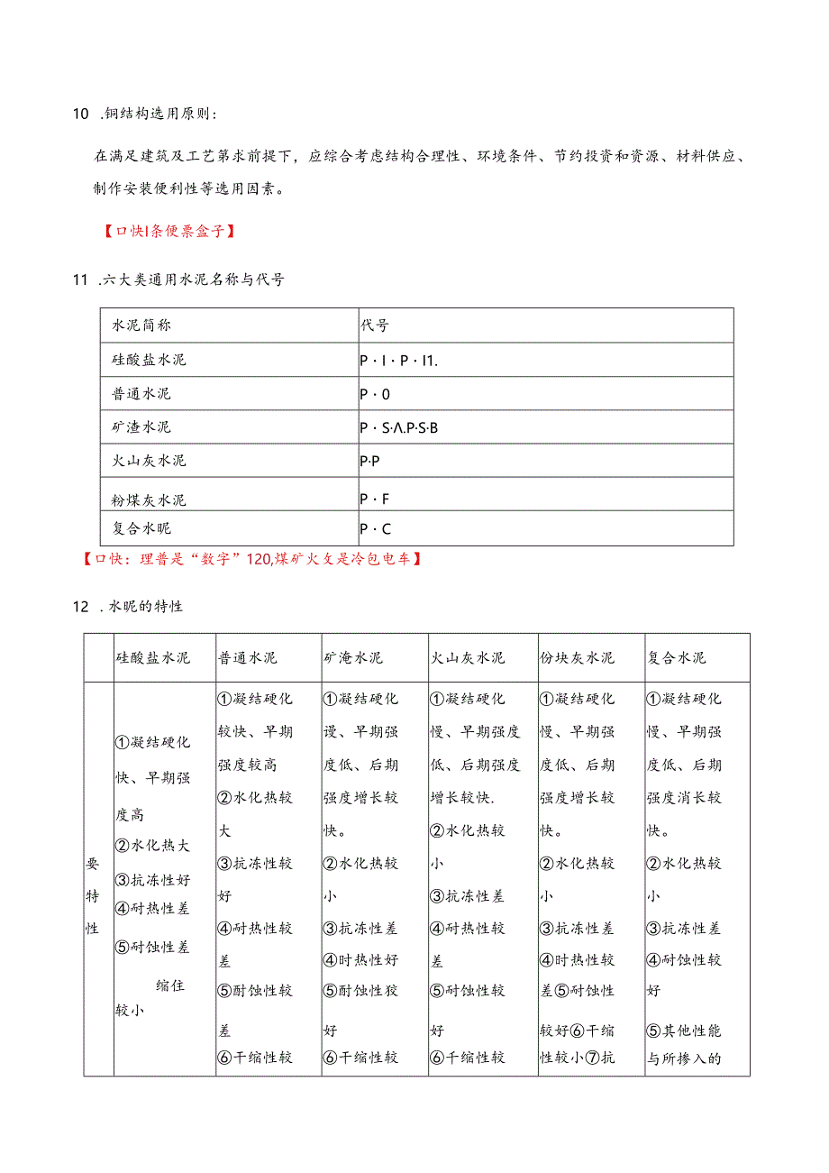 一级建造师《建筑工程管理与实务》总结和口诀.docx_第3页