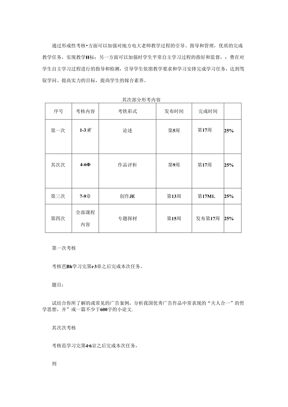 优秀广告作品评析课程基于网络考核方案.docx_第2页