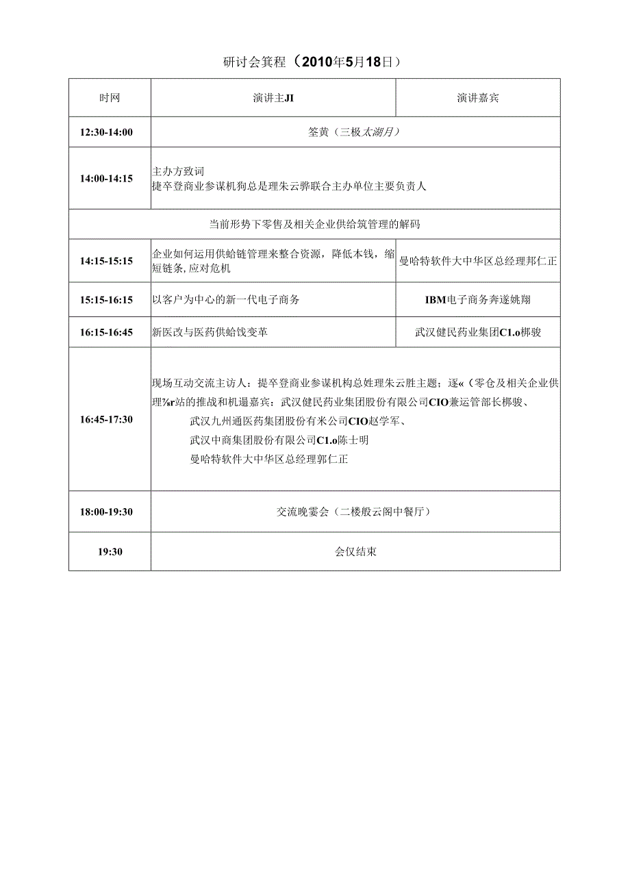 XXXX零售供应链管理解决方案（武汉）研讨会.docx_第3页