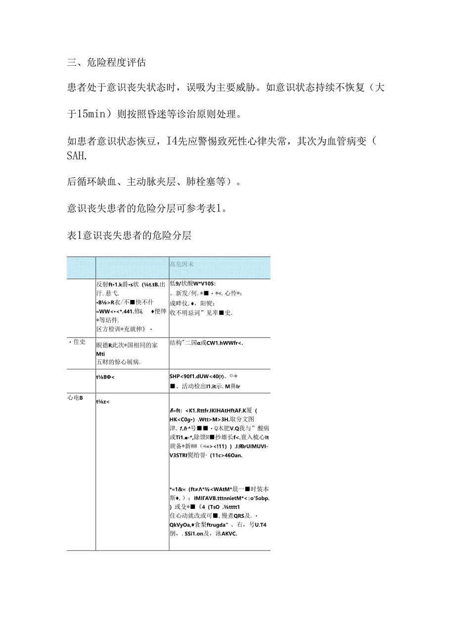 一过性意识丧失的接诊思路2024（附图表）.docx_第3页