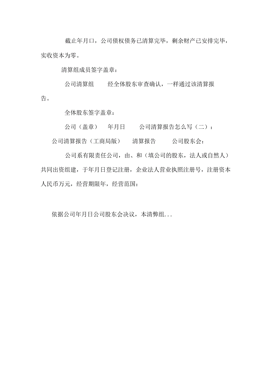 公司清算报告怎么写.docx_第3页