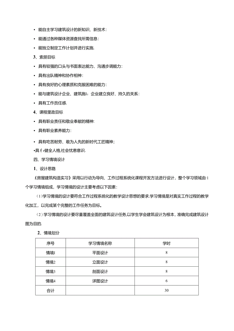 《房屋建筑构造实习》课程标准.docx_第2页