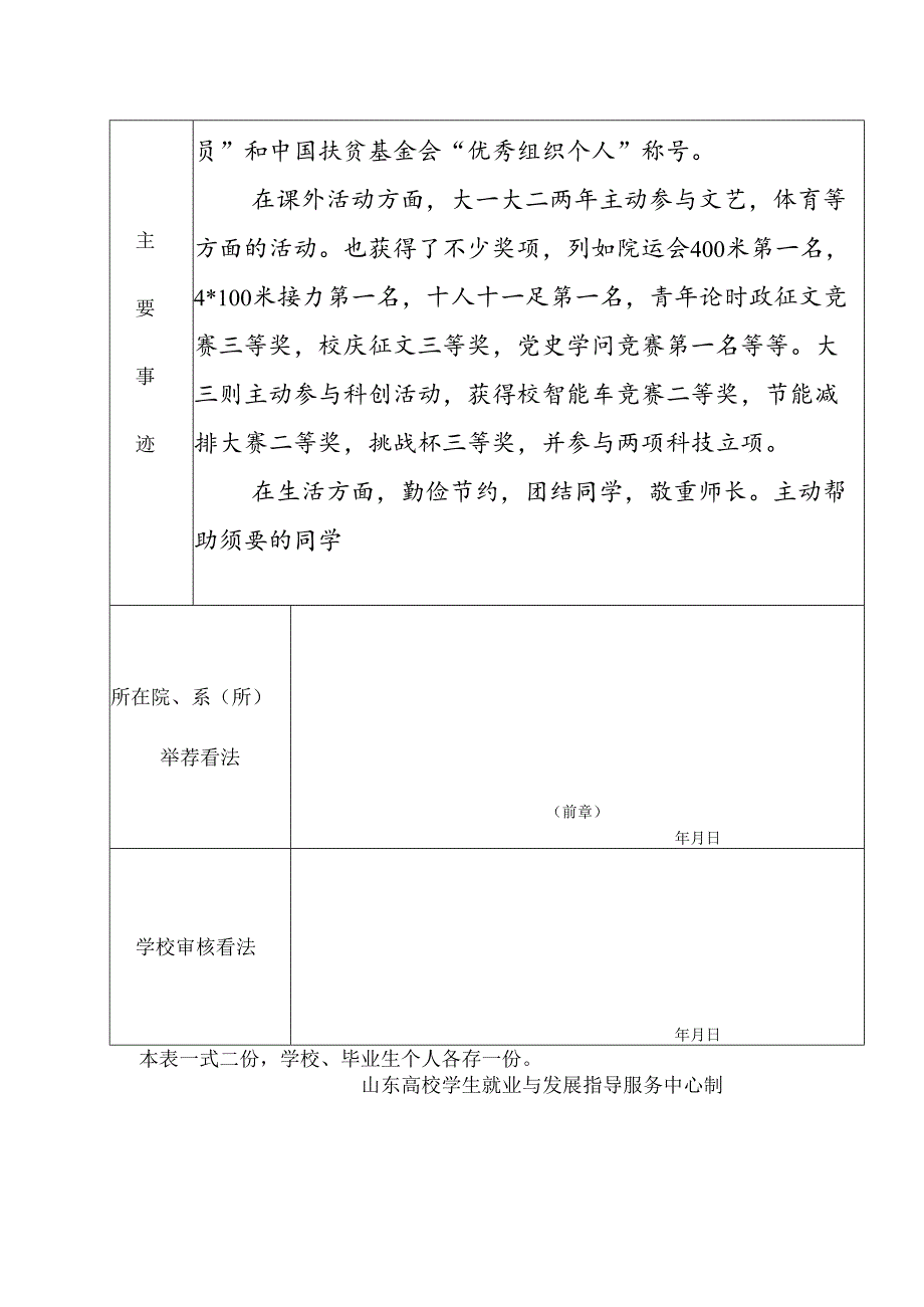 优秀毕业生申请表.docx_第2页