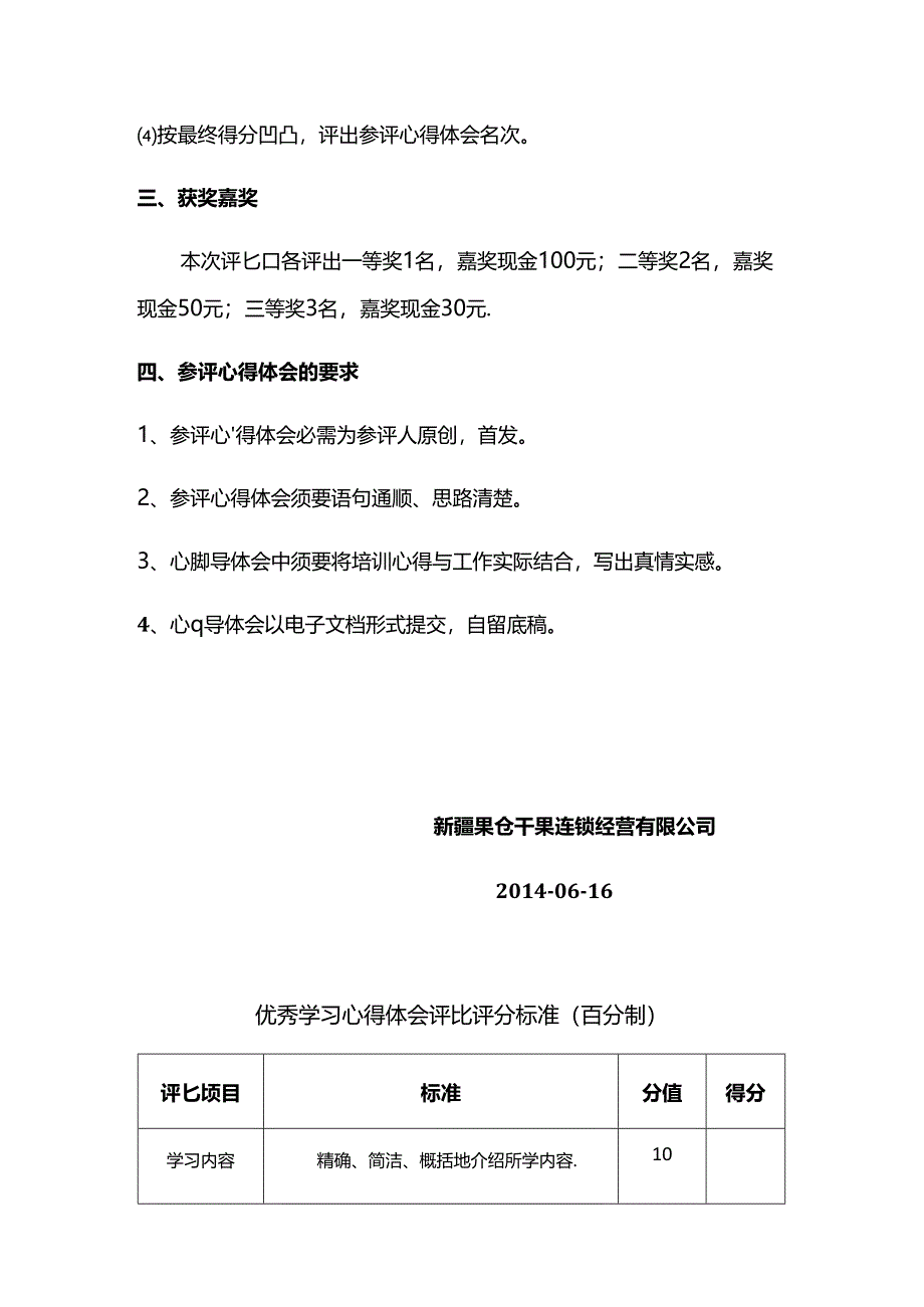 优秀心得体会评选办法.docx_第2页