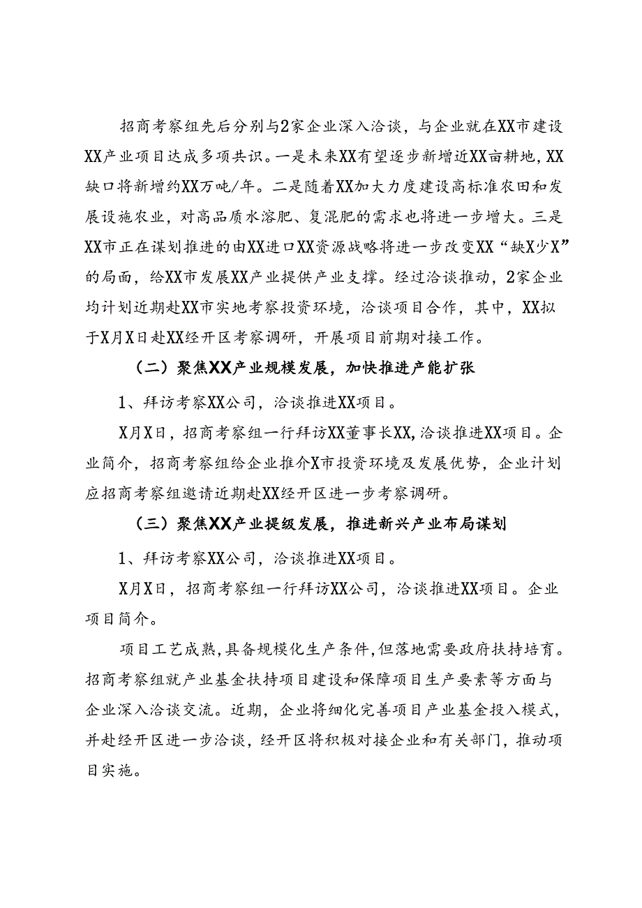 关于xx市领导外出招商引资考察的专题报告.docx_第2页