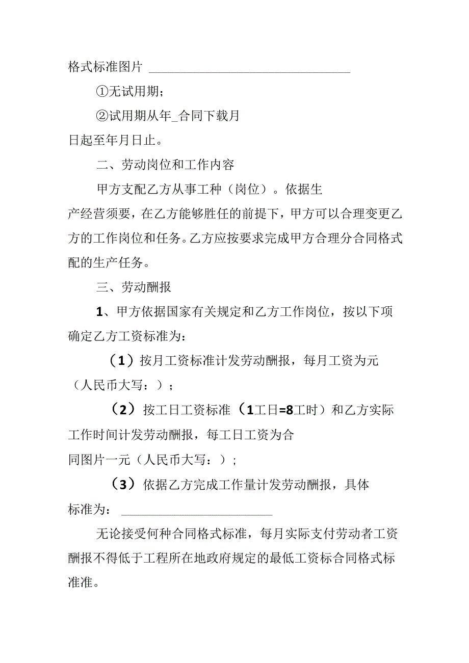 安徽省农民工劳动合同.docx_第2页