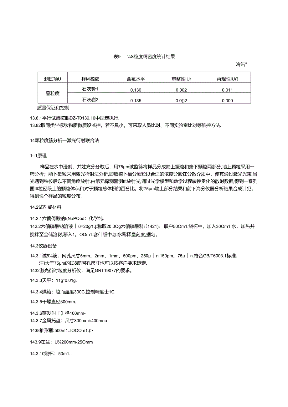 《非金属矿 物化性能测试方法 第9部分：石灰岩矿 》（报批稿）.docx_第3页