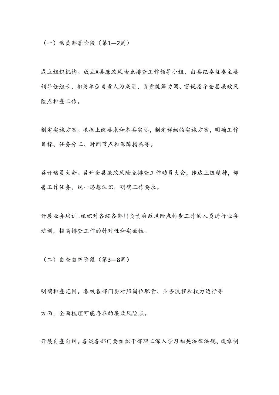 X县纪委监委关于在全县开展廉政风险点排查工作方案.docx_第3页