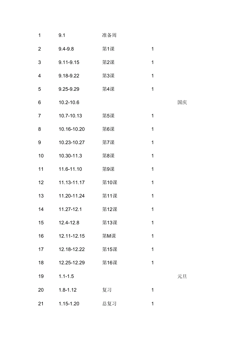 五年级书法课上册教学计划.docx_第3页