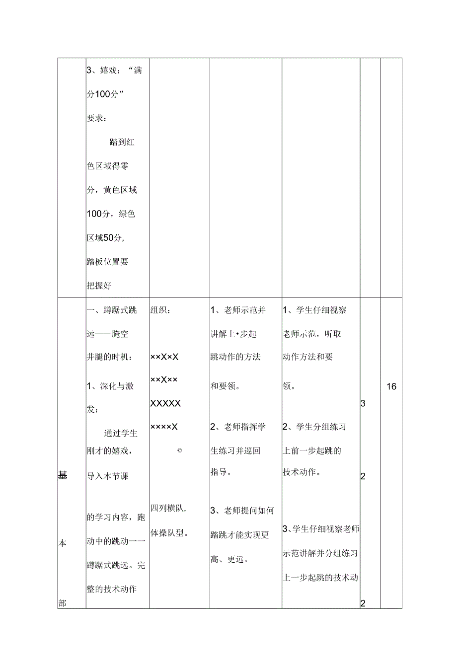 小学五年级体育与健康蹲踞式跳远教案[1].docx_第3页