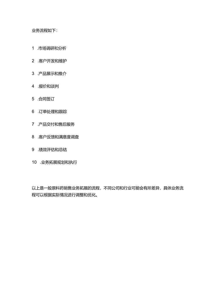 原料药销售业务拓展及业务流程.docx_第2页