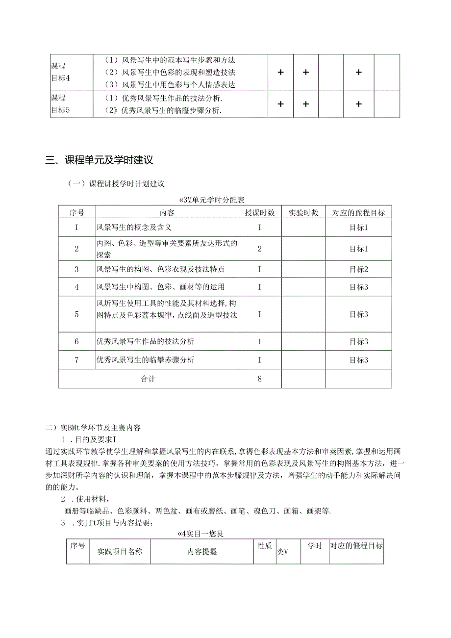 美术资料：《风景写生》教学大纲.docx_第3页